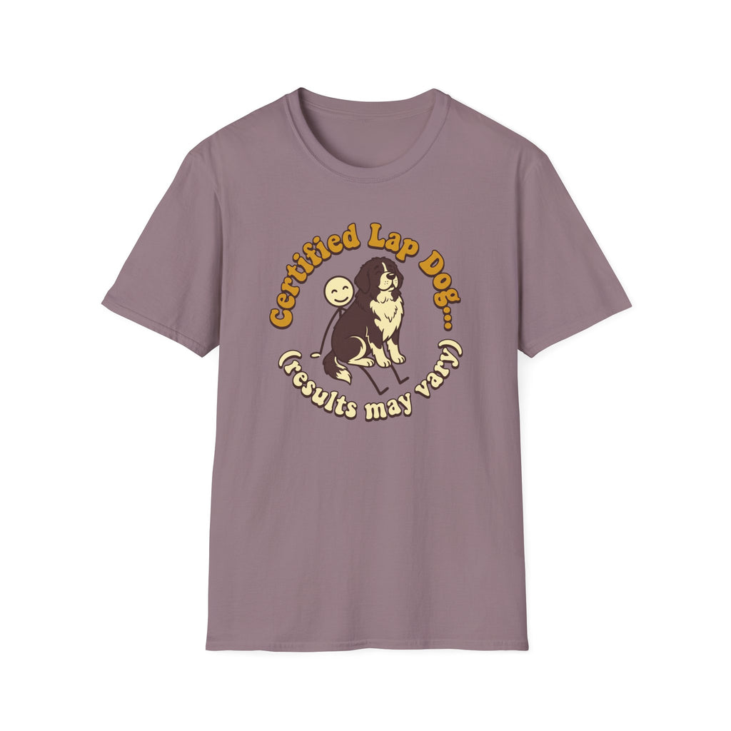 Newfie on a Stick Man T-Shirt