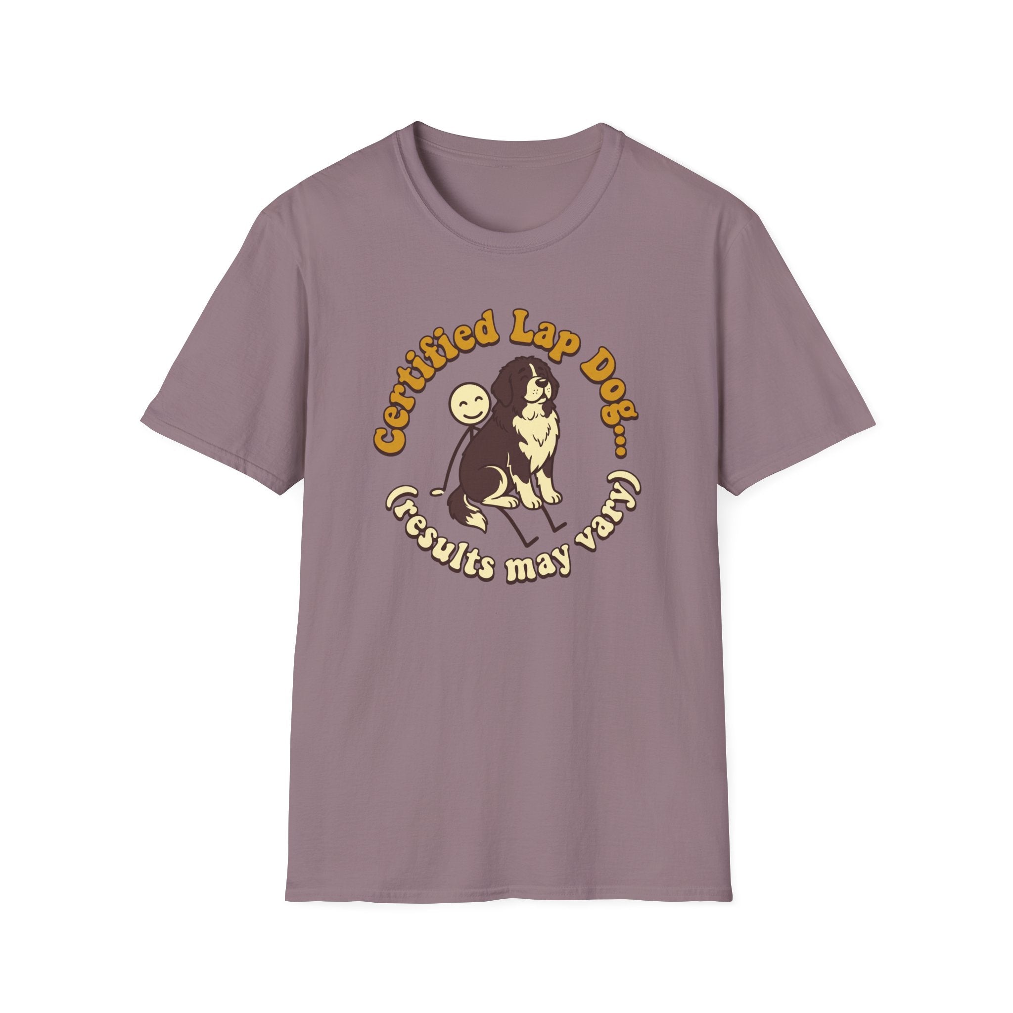 Newfie on a Stick Man T-Shirt