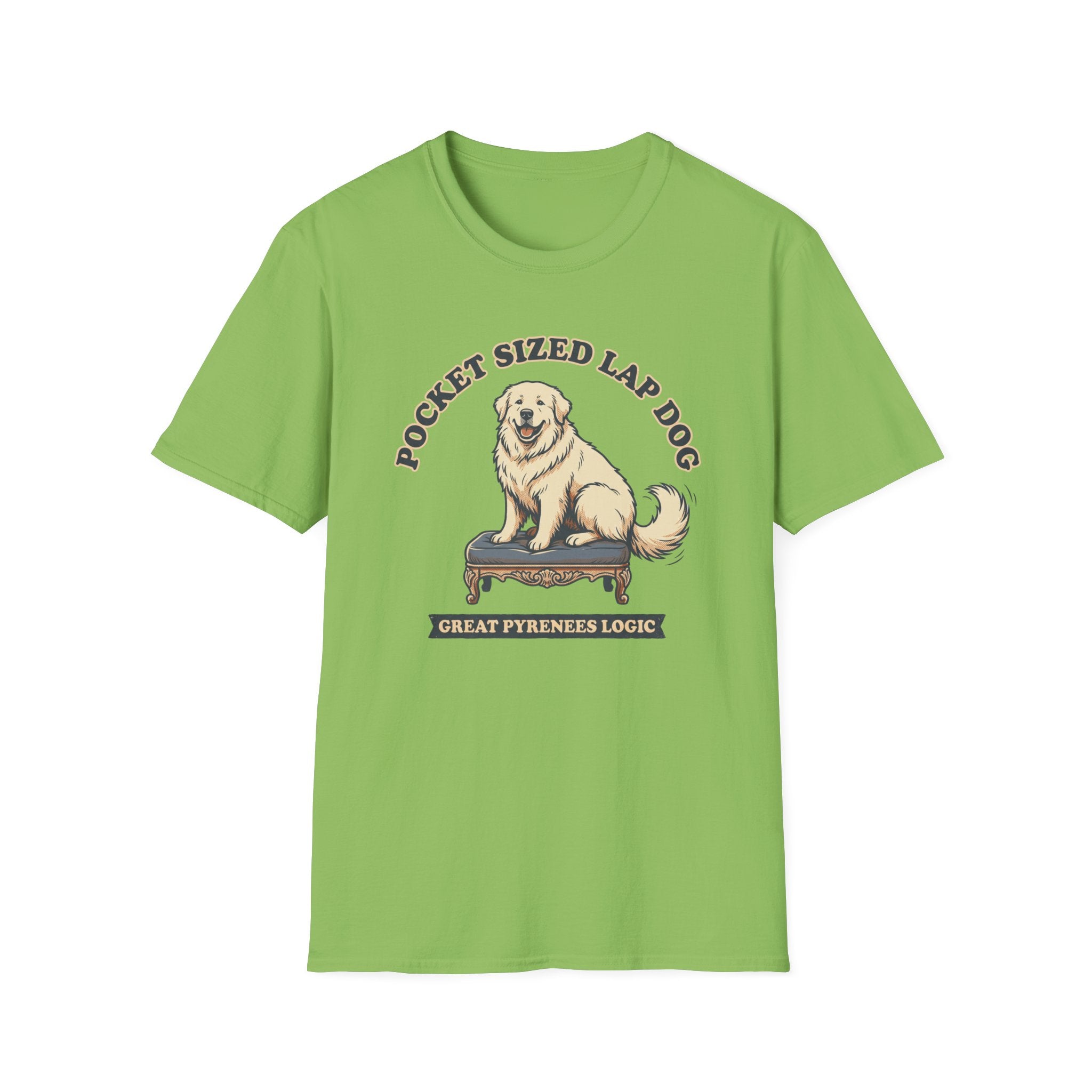 Old Timey Lap Dog Great Pyrenees T-Shirt