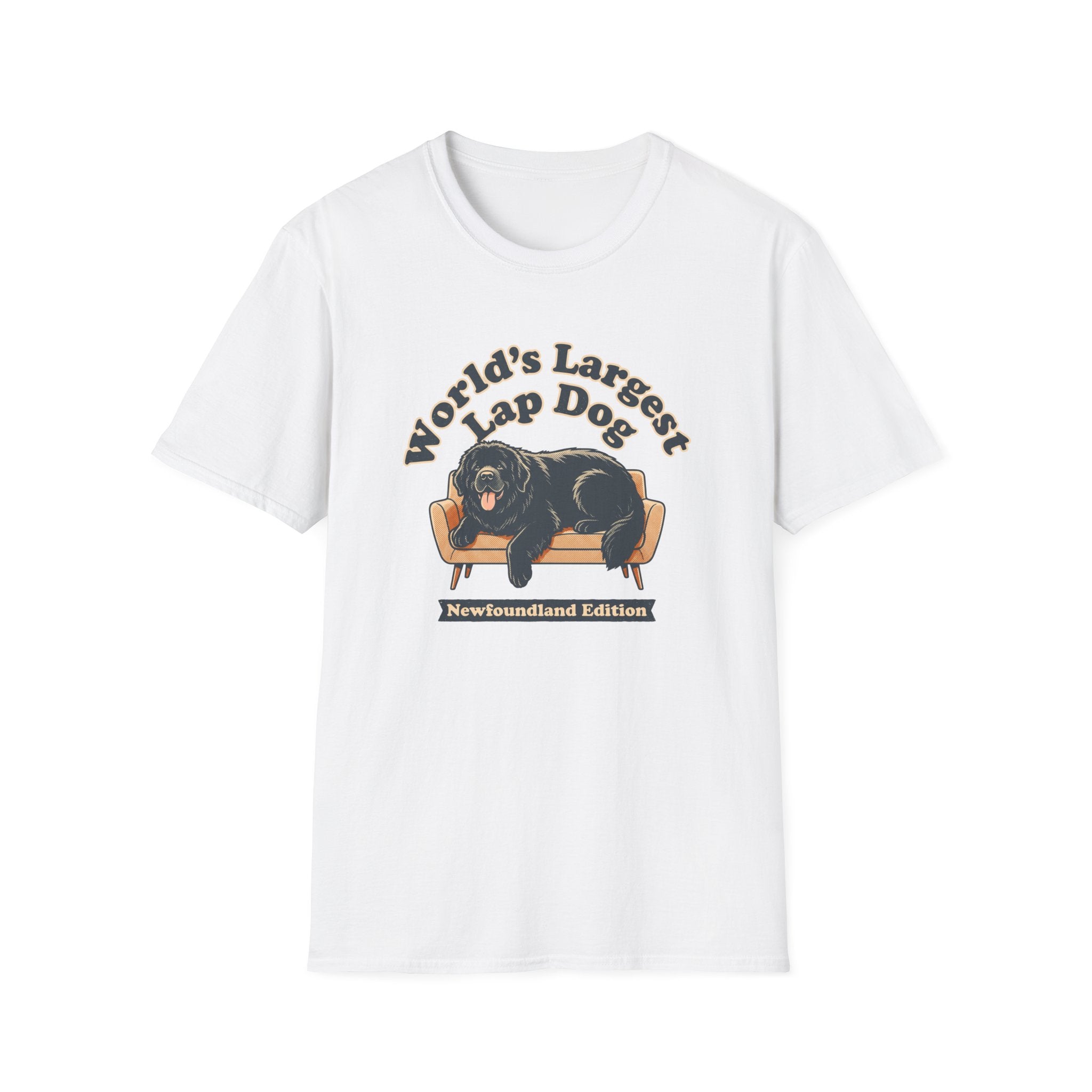 Old Timey Lap Dog Newfoundland T-Shirt