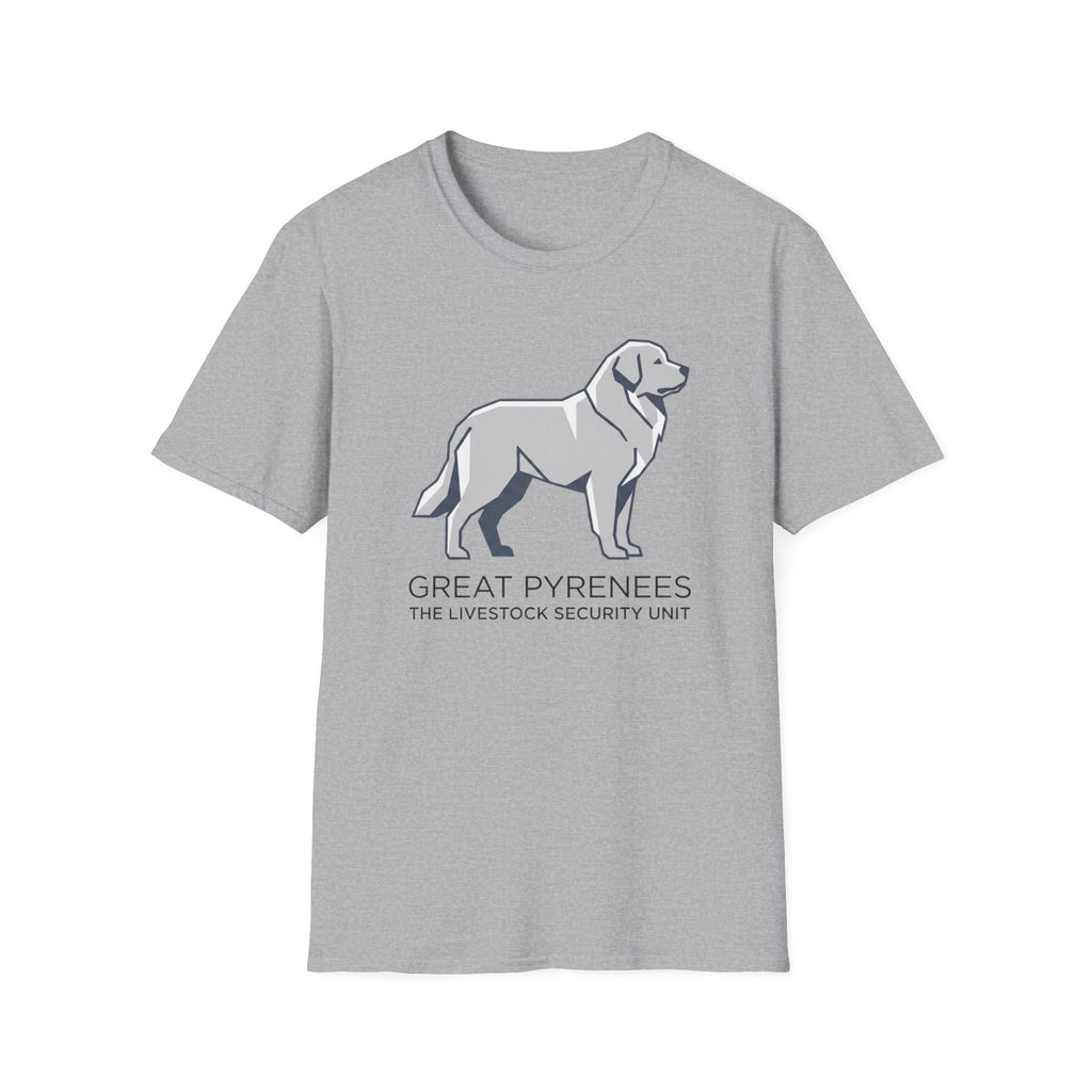 Great Pyrenees Livestock Security Unit T-Shirt