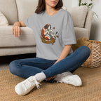 St. Bernard in a Basket T-Shirt