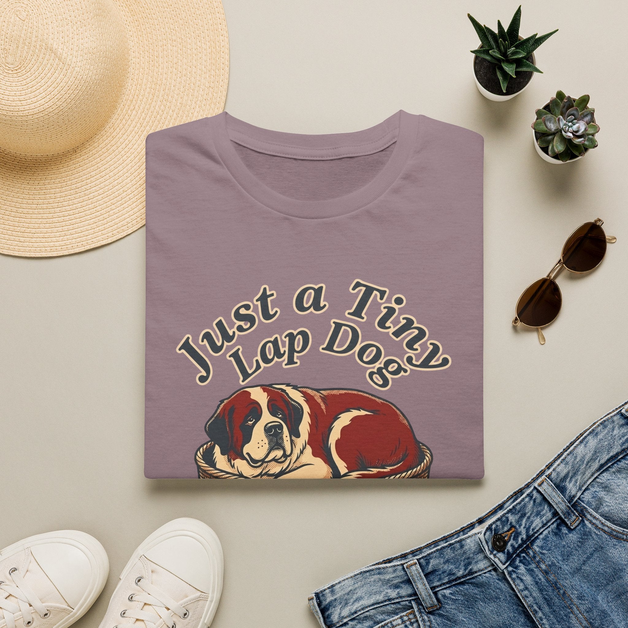 Old Timey Lap Dog St. Bernard T-Shirt