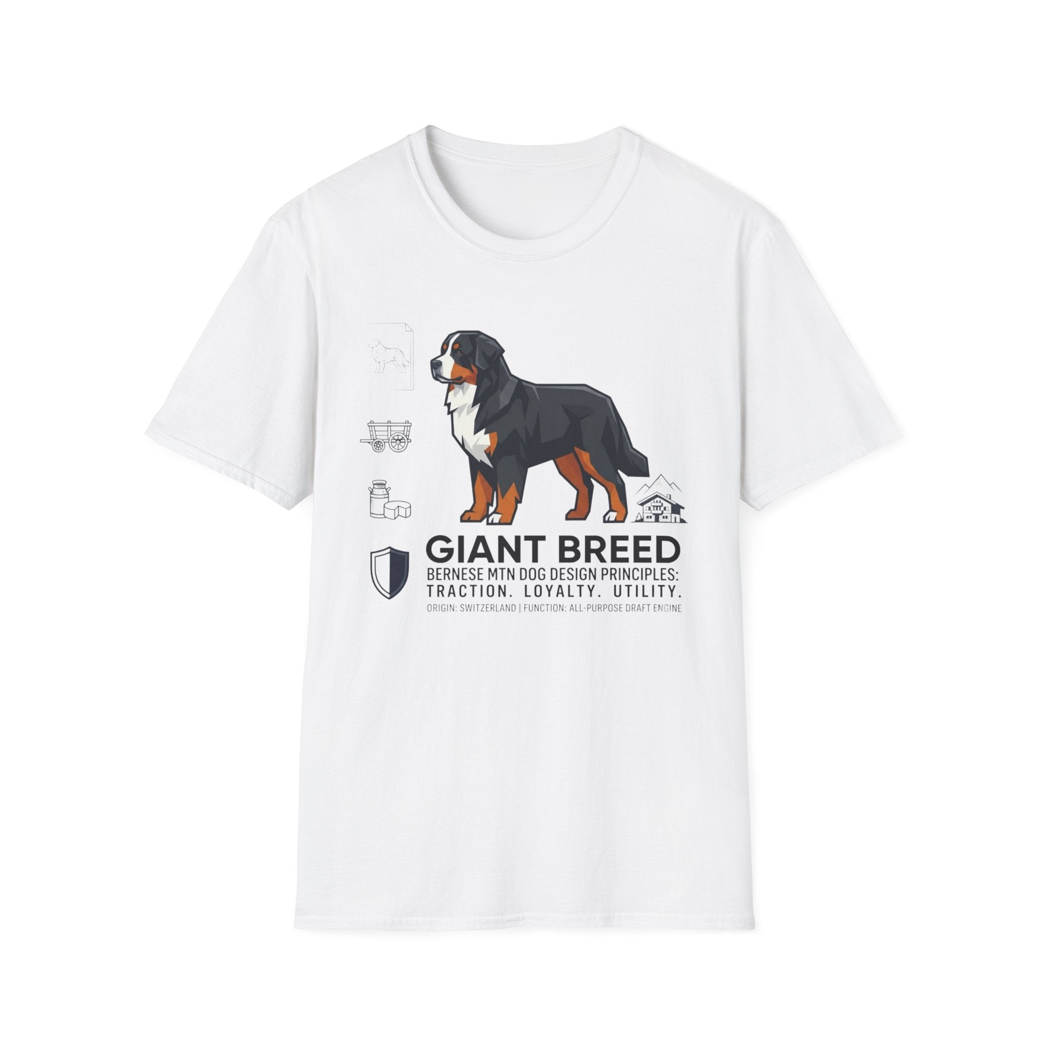 Bernese Mtn Dog Icons T-Shirt