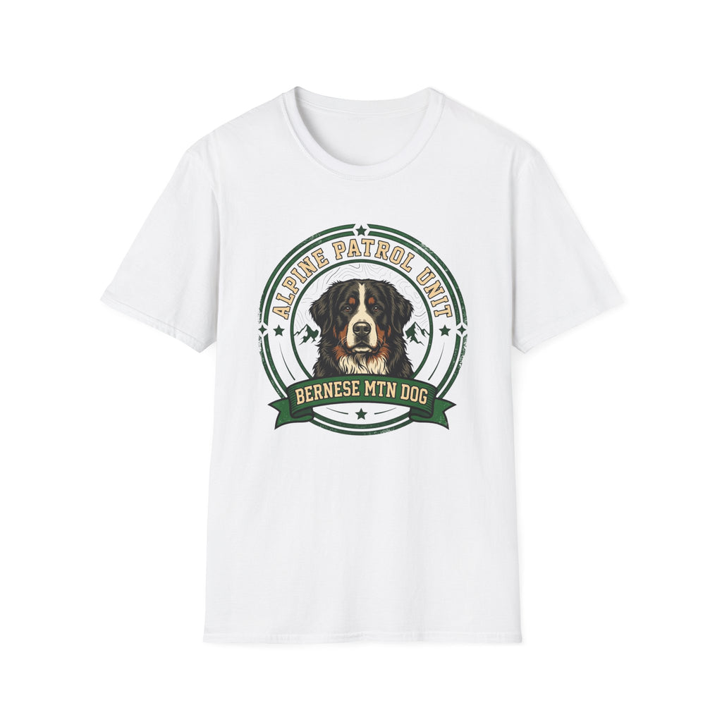 Bernese Mtn Dog Working Badge T-Shirt