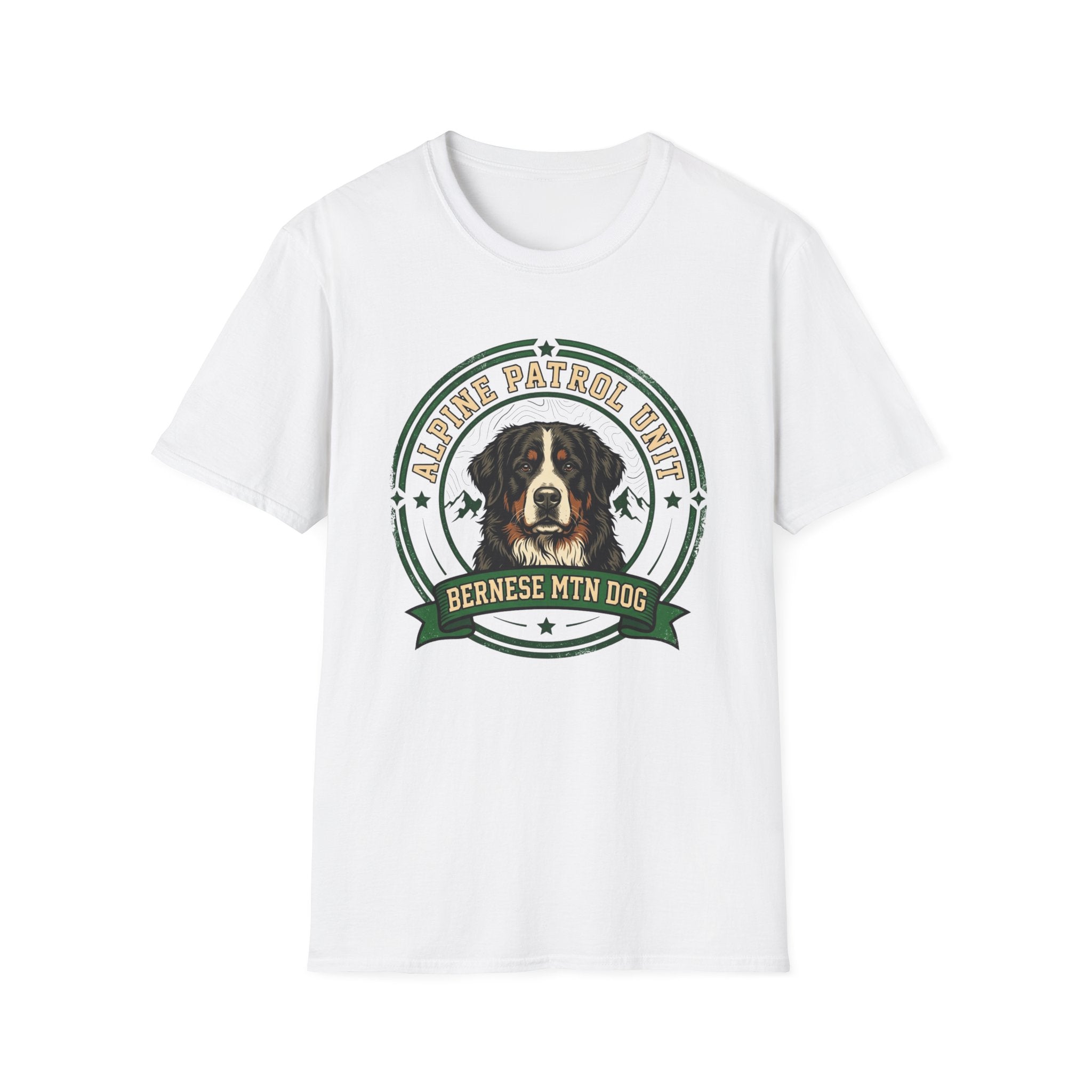 Bernese Mtn Dog Working Badge T-Shirt