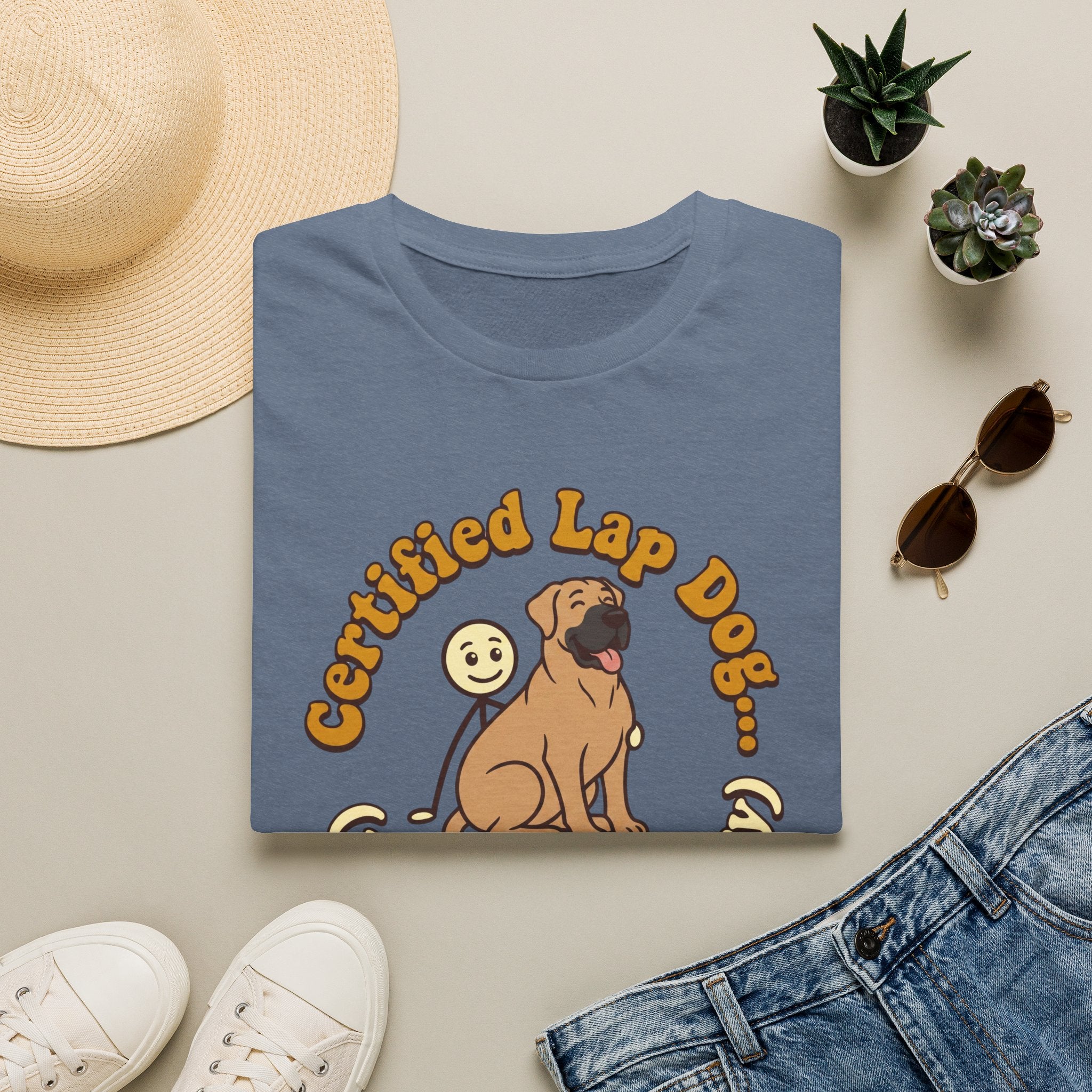 Great Dane on a Stick Man T-Shirt