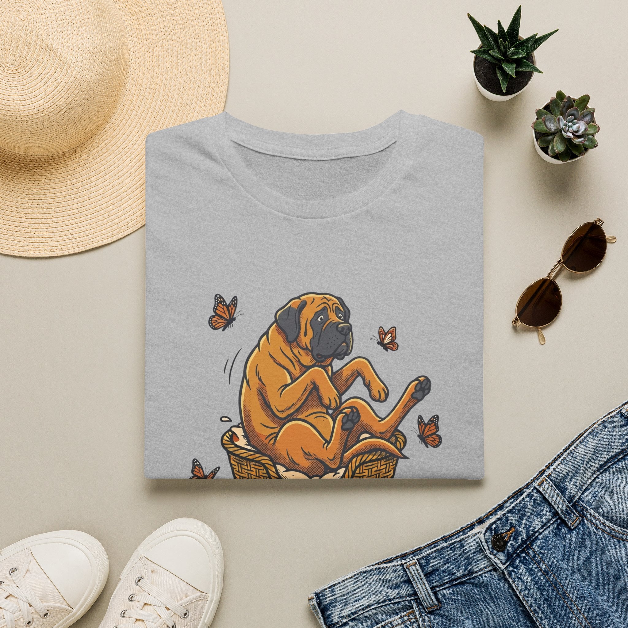 Mastiff in a Basket T-Shirt