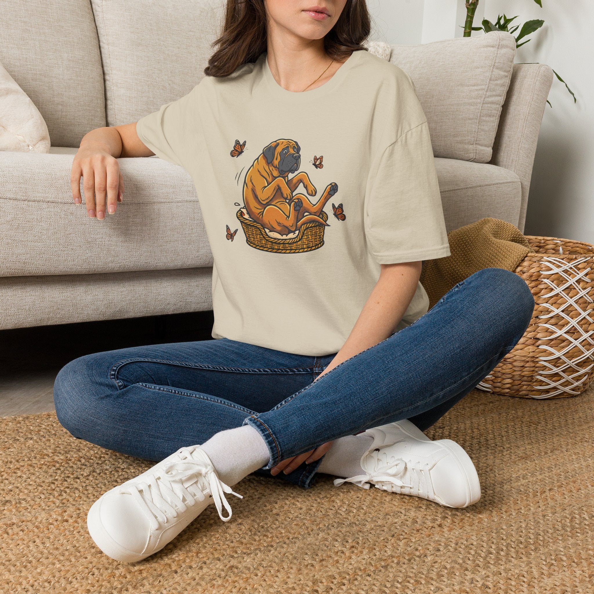 Mastiff in a Basket T-Shirt