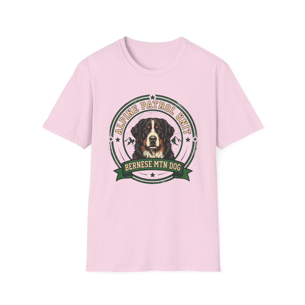 Bernese Mtn Dog Working Badge T-Shirt