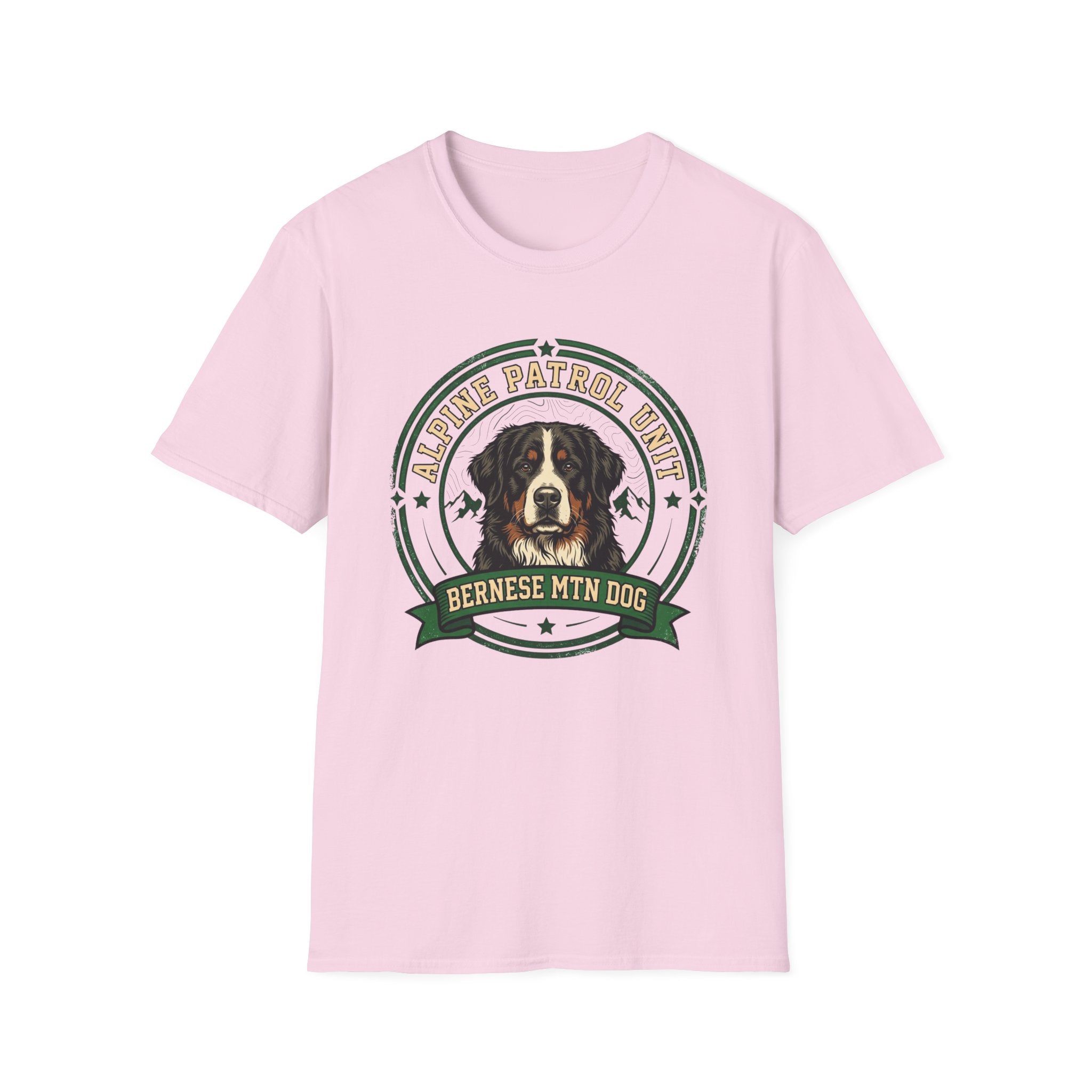 Bernese Mtn Dog Working Badge T-Shirt