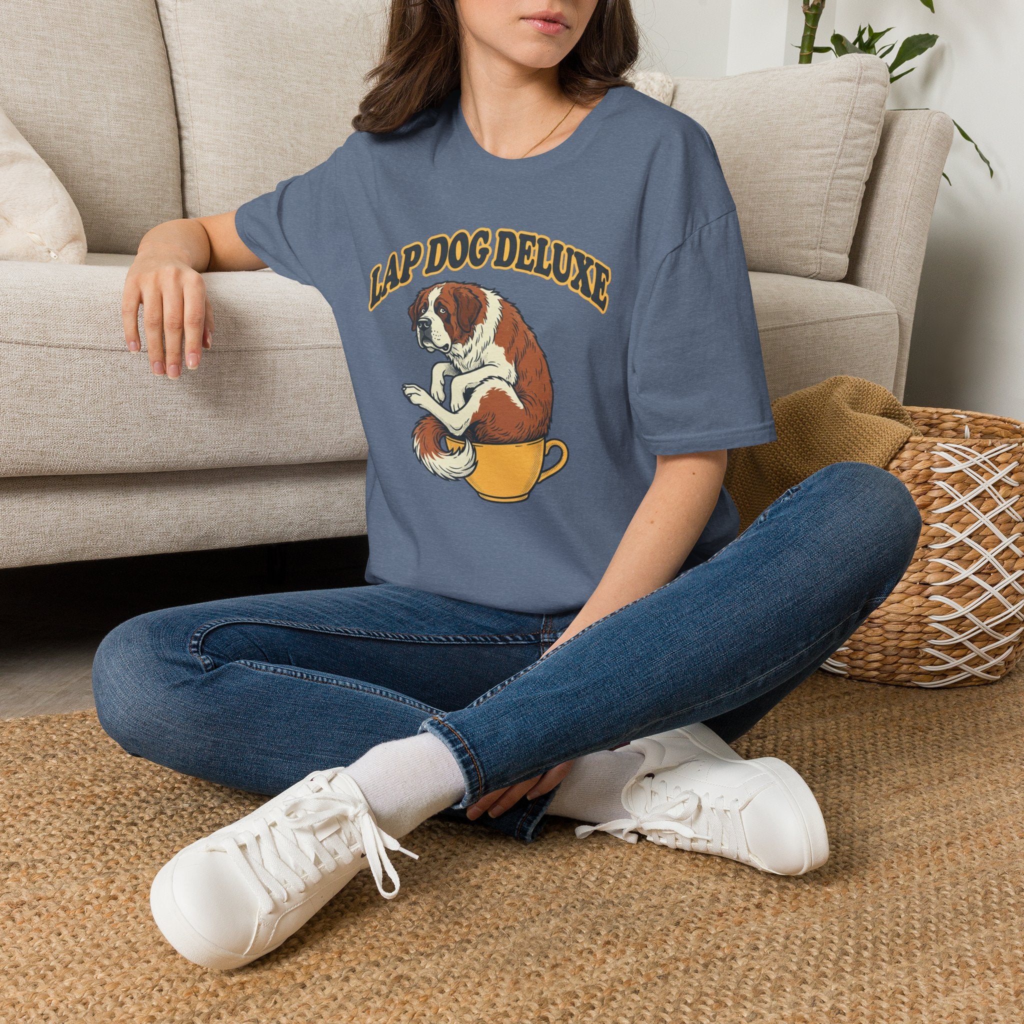 St. Bernard in a Teacup T-Shirt