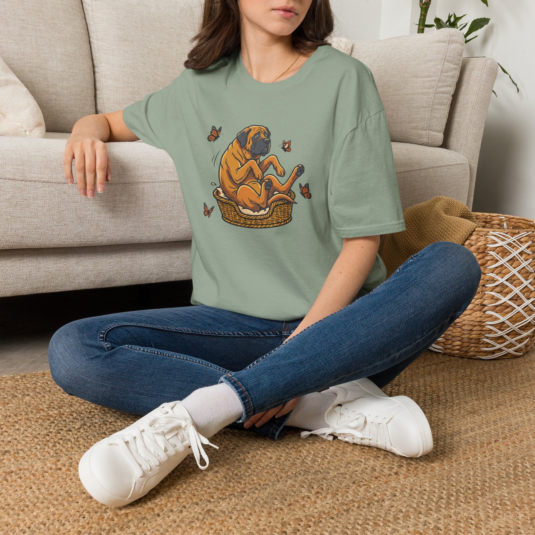 Mastiff in a Basket T-Shirt