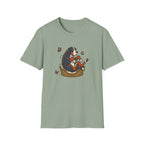 Bernese Mtn Dog in a Basket T-Shirt
