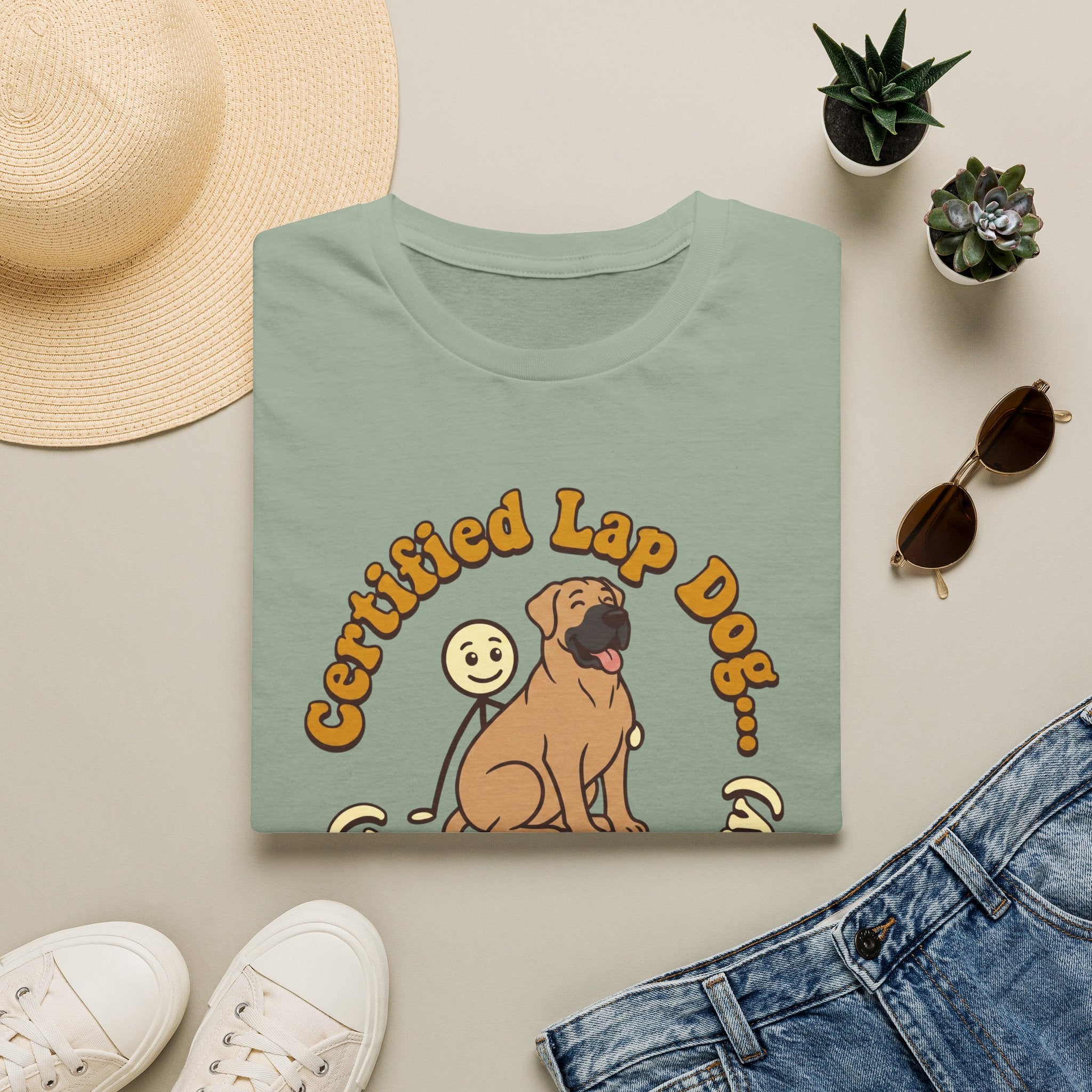 Great Dane on a Stick Man T-Shirt