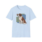 Butterfly on St. Bernard Nose T-Shirt