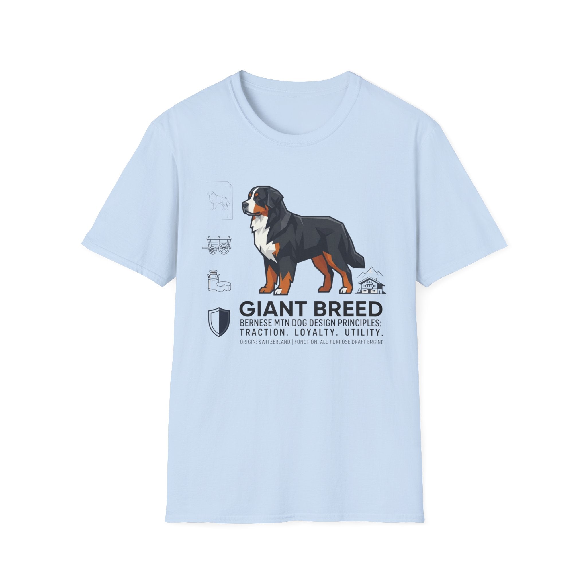 Bernese Mtn Dog Icons T-Shirt