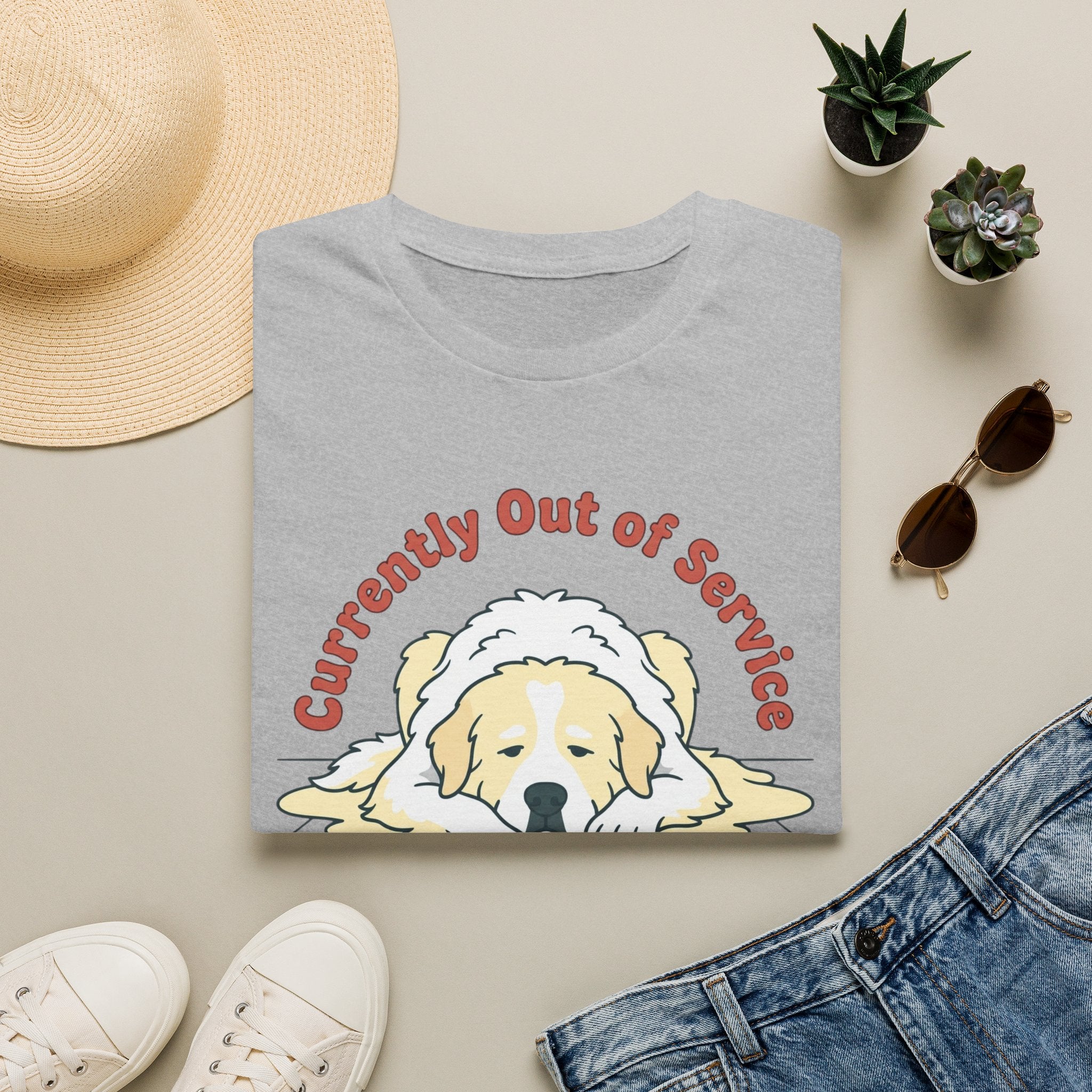 Great Pyrenees Out of Service T-Shirt