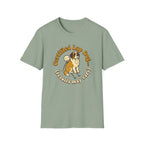 St. Bernard on a Stick Man T-Shirt