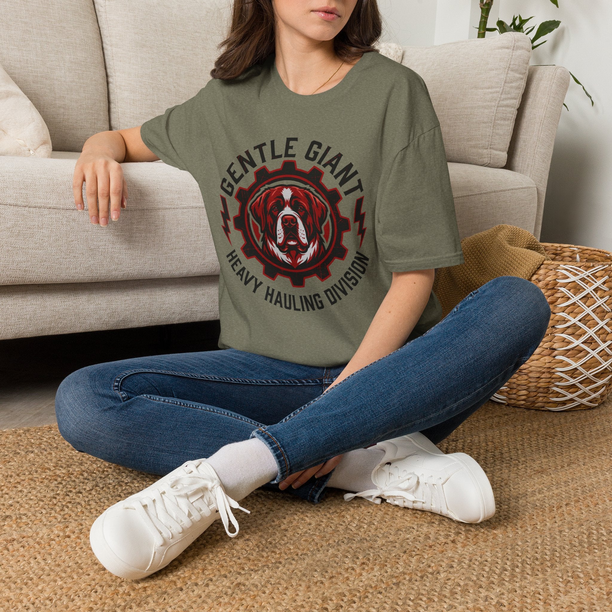 Heavy Hauling St. Bernard T-Shirt