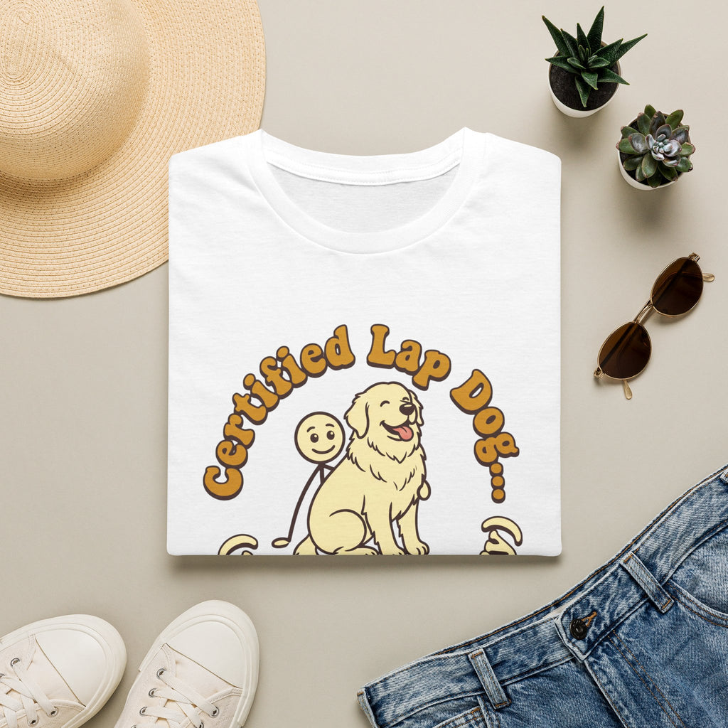 Great Pyrenees on a Stick Man T-Shirt