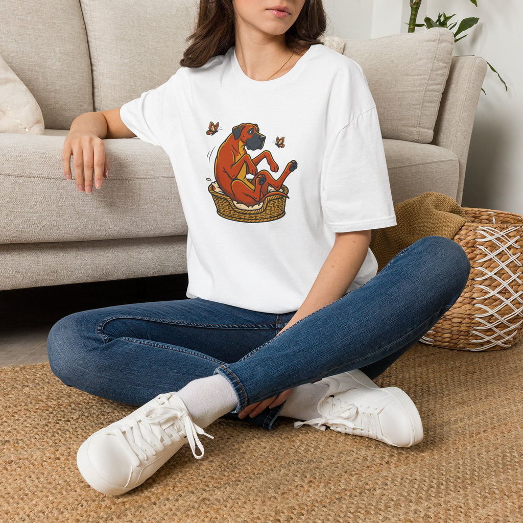 Great Dane in a Basket T-Shirt