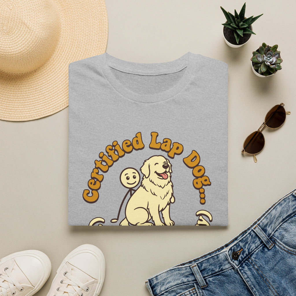 Great Pyrenees on a Stick Man T-Shirt