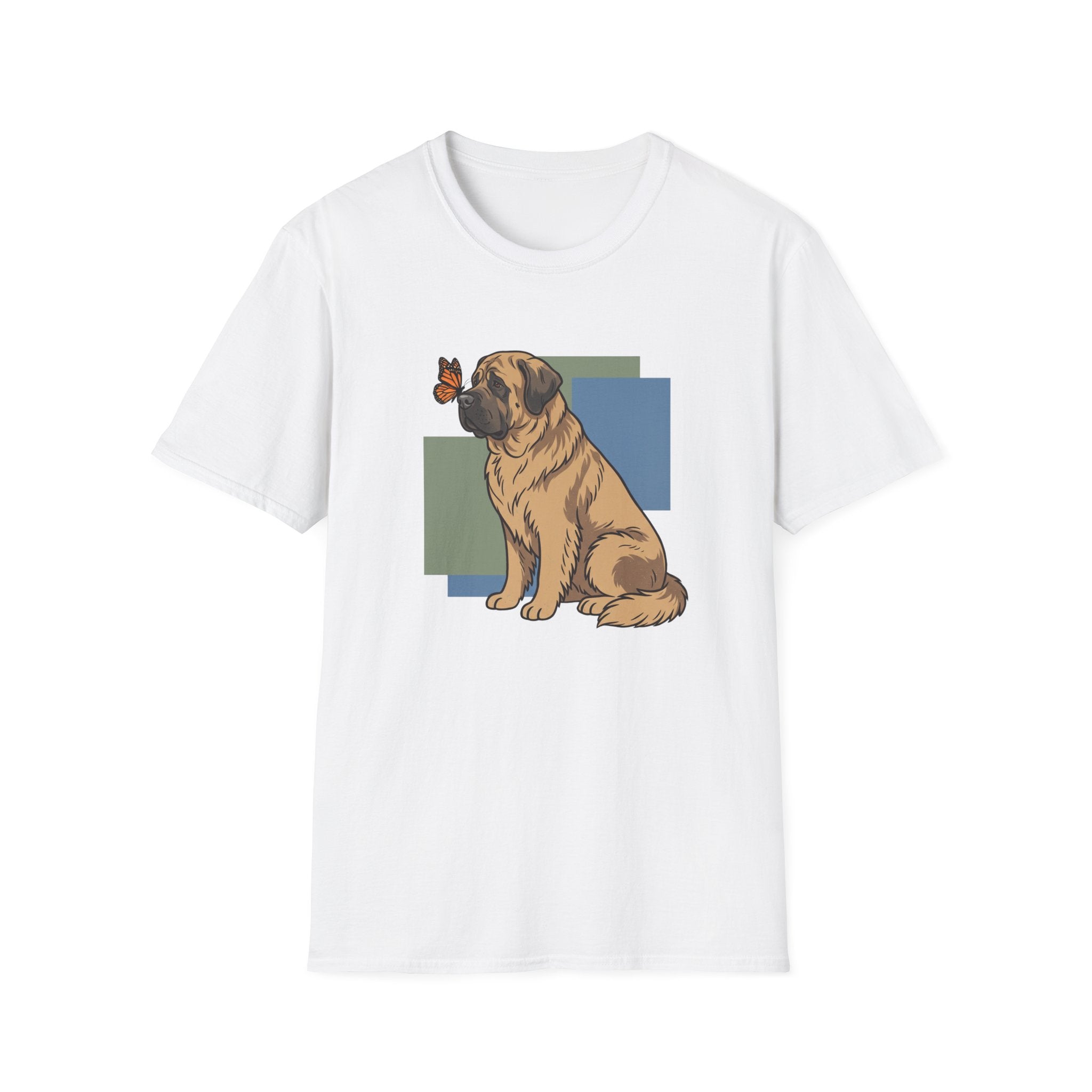 Butterfly on Mastiff Nose T-Shirt