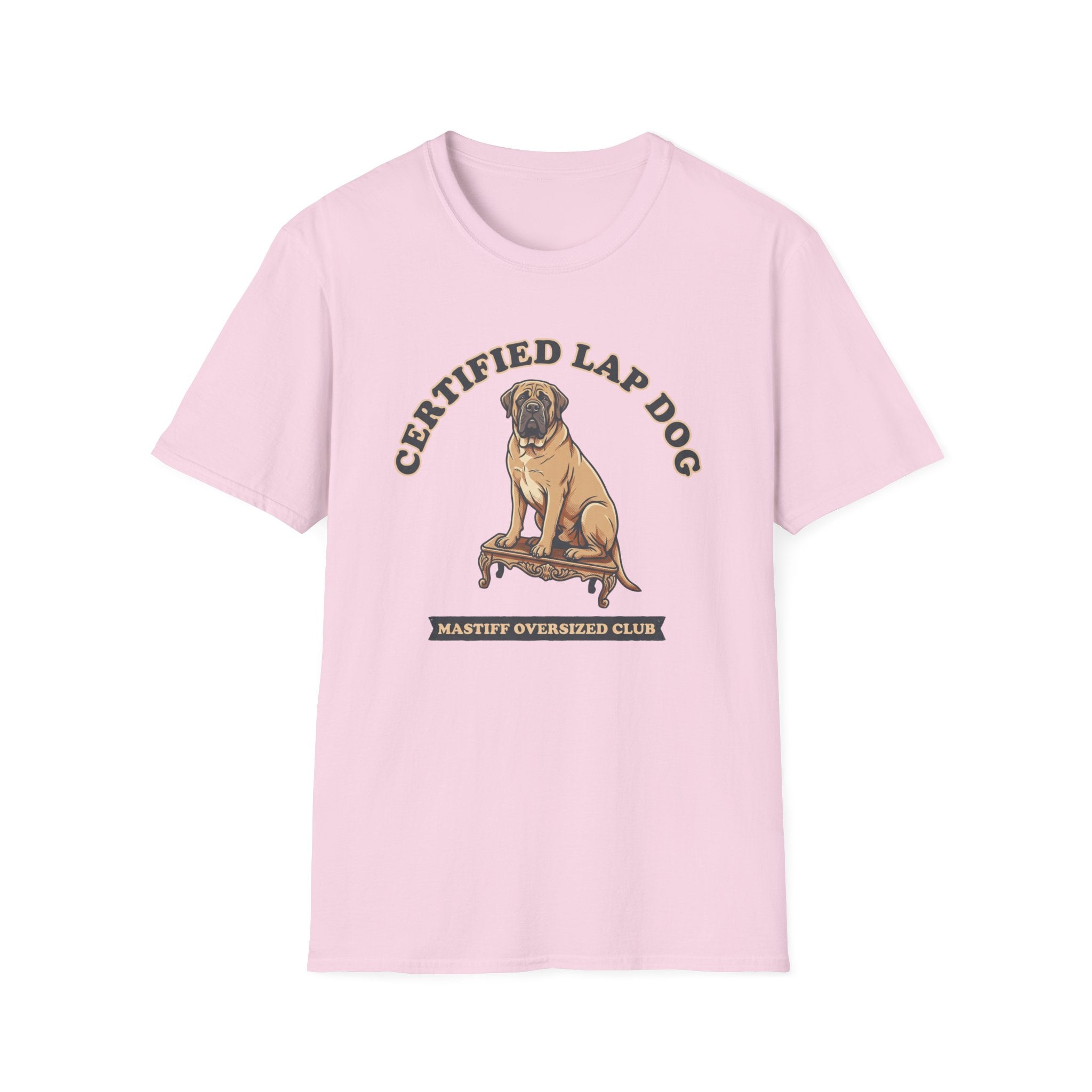 Old Timey Lap Dog Mastiff T-Shirt