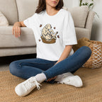 Great Pyrenees in a Basket T-Shirt