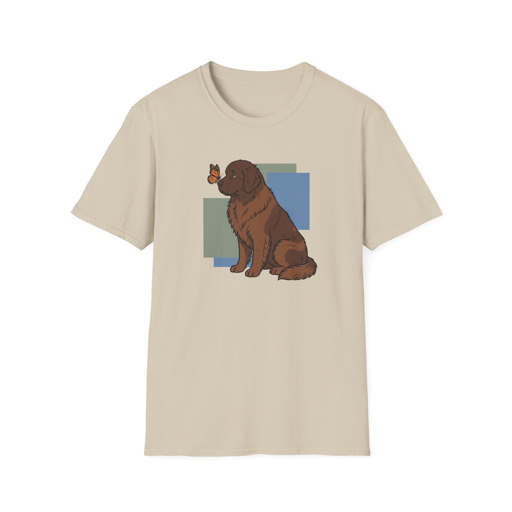 Butterfly on Newfoundland Nose T-Shirt