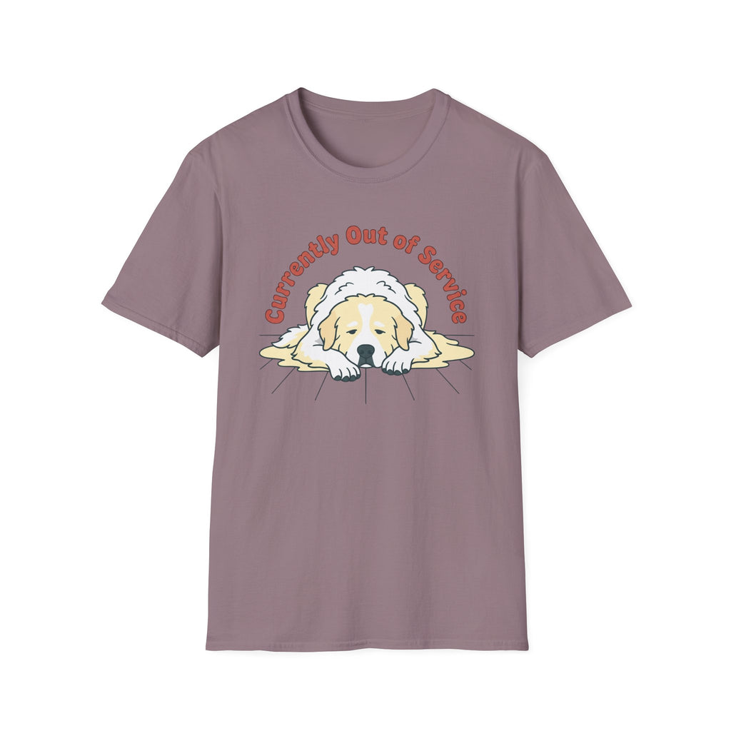 Great Pyrenees Out of Service T-Shirt