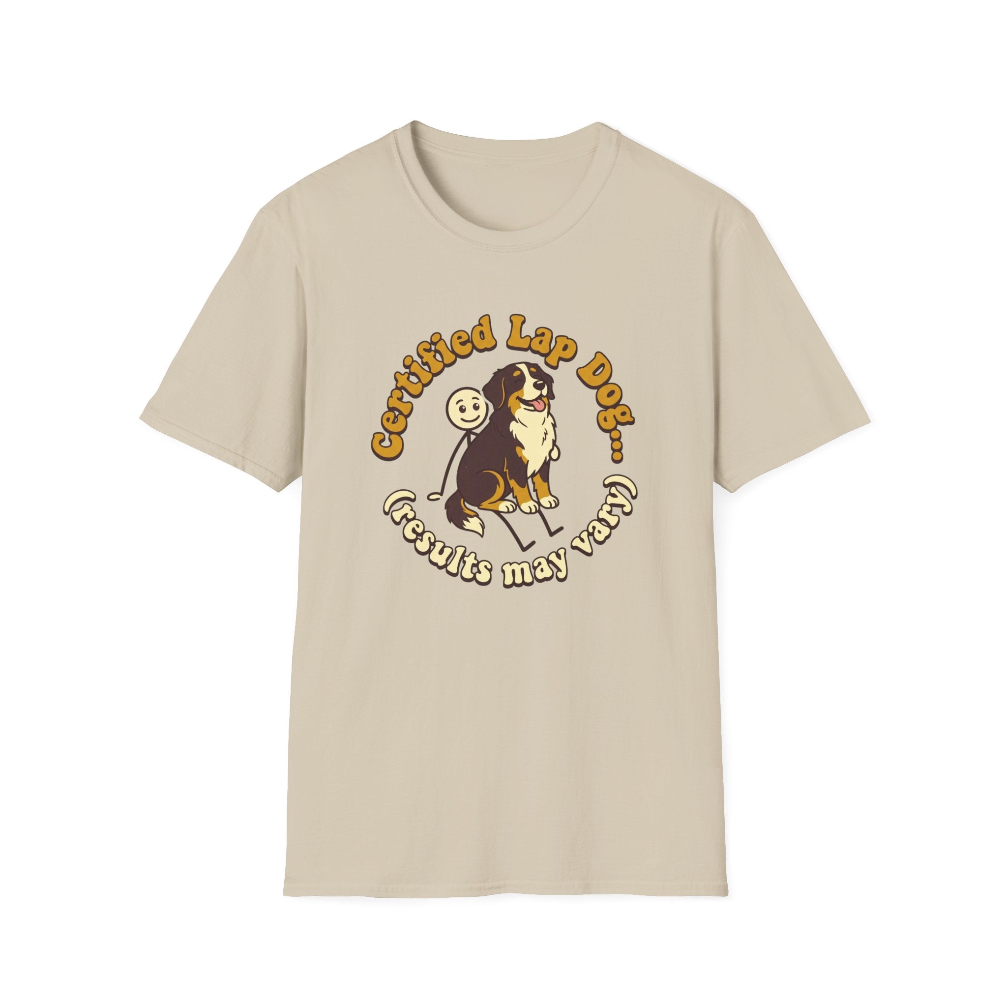 Bernese Mtn Dog on a Stick Man T-Shirt