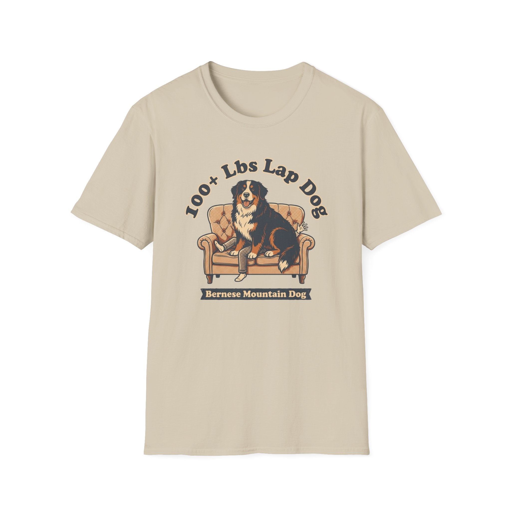 Old Timey Lap Dog Bernese Mtn Dog T-Shirt