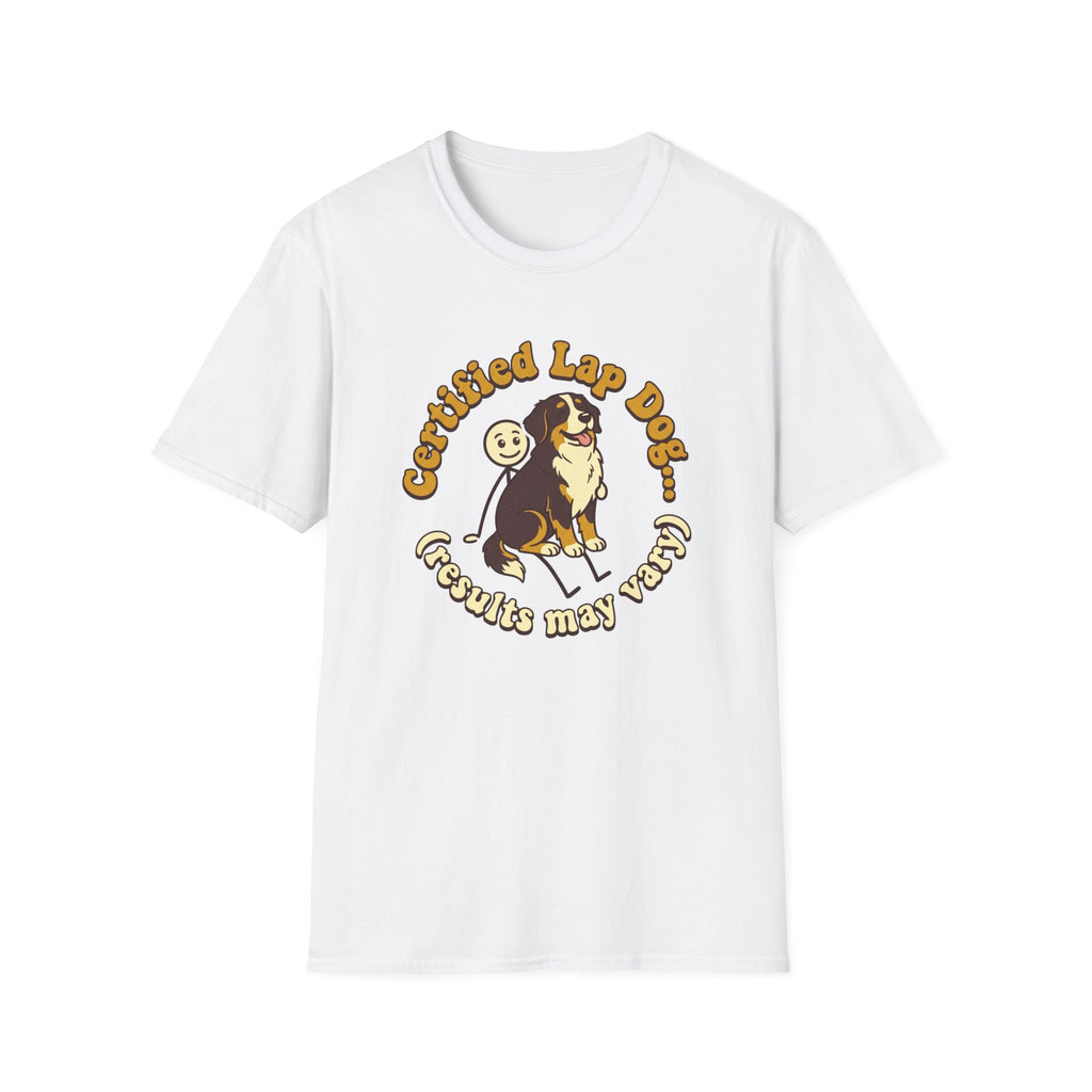 Bernese Mtn Dog on a Stick Man T-Shirt