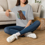Butterfly on Newfoundland Nose T-Shirt