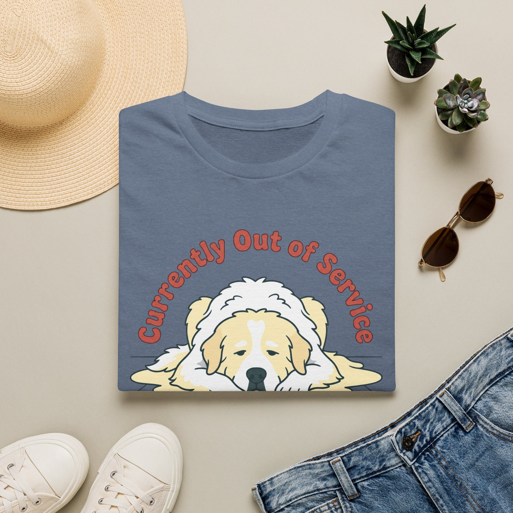 Great Pyrenees Out of Service T-Shirt