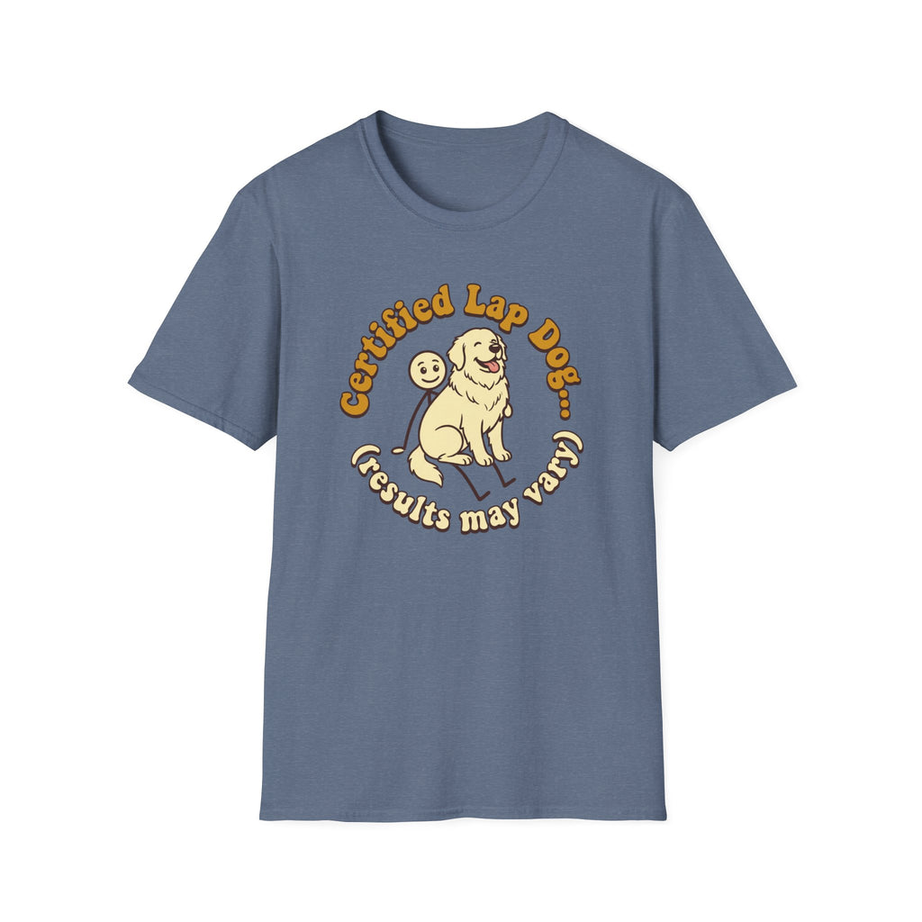 Great Pyrenees on a Stick Man T-Shirt