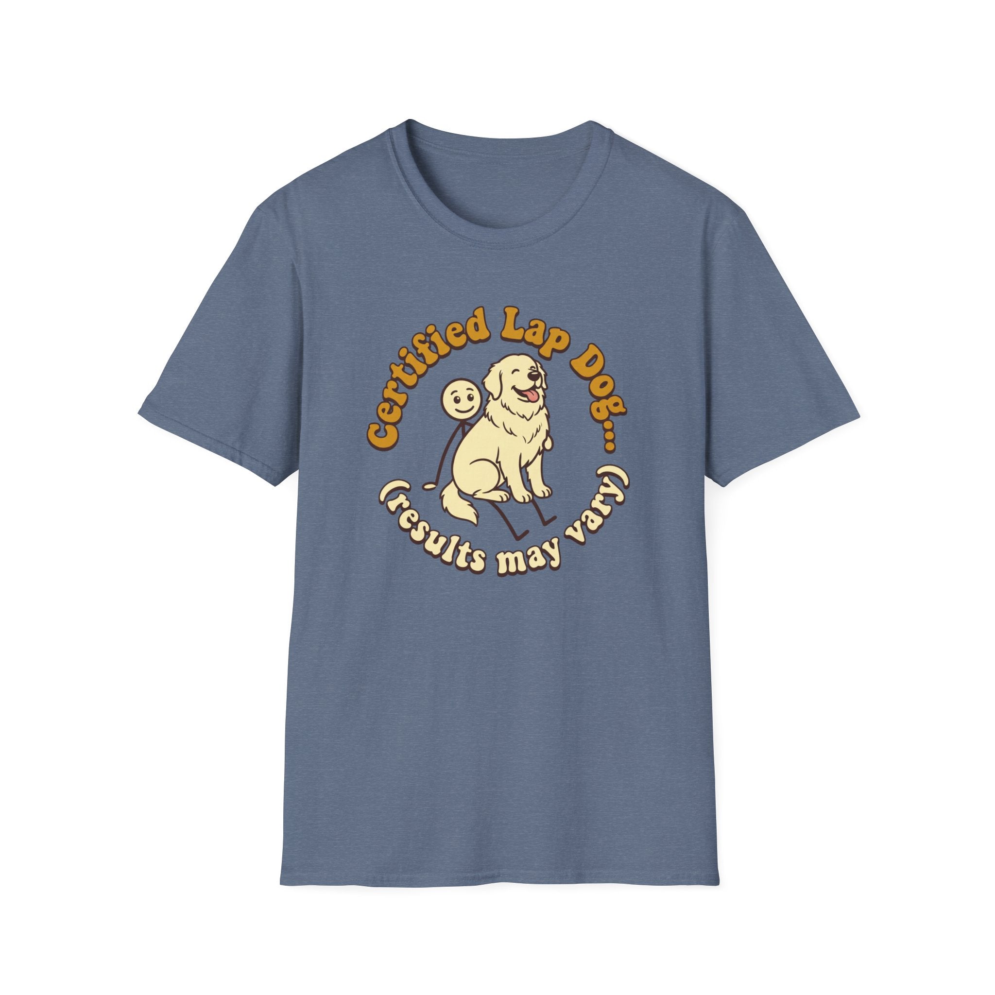 Great Pyrenees on a Stick Man T-Shirt