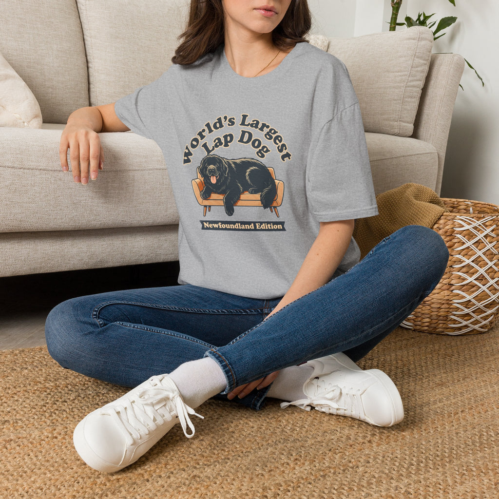 Old Timey Lap Dog Newfoundland T-Shirt
