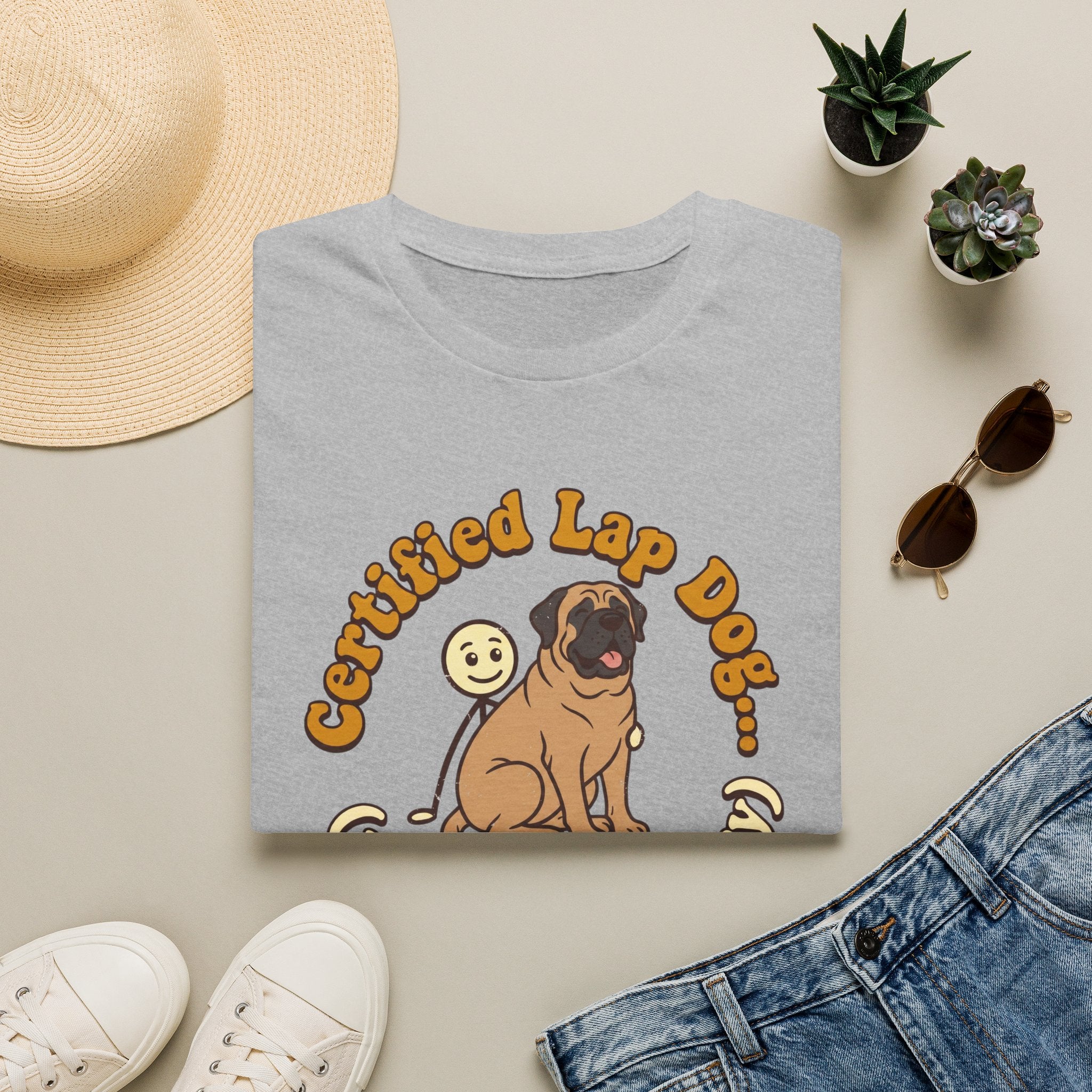 Mastiff on a Stick Man T-Shirt
