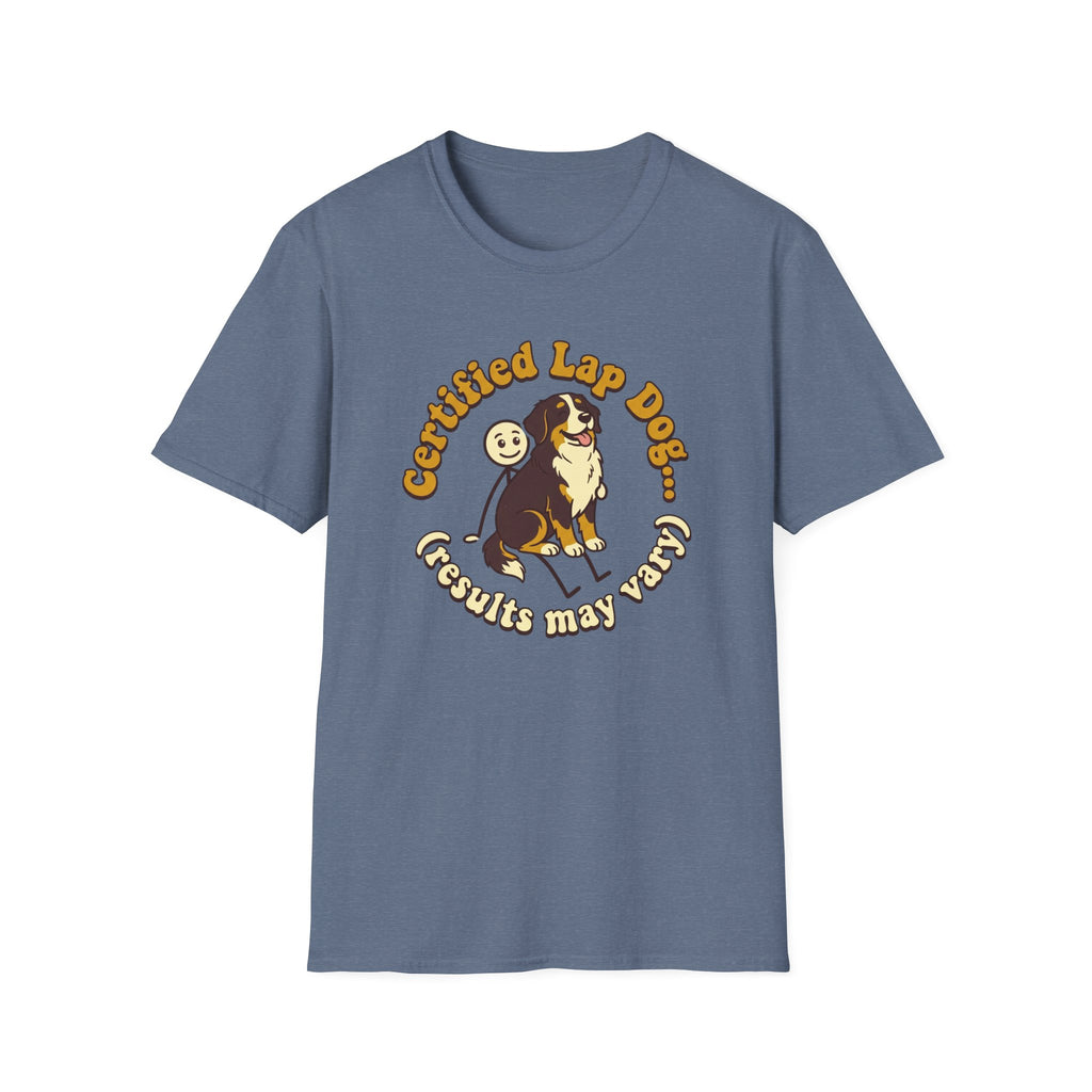 Bernese Mtn Dog on a Stick Man T-Shirt