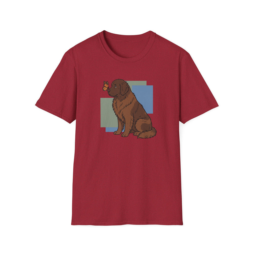Butterfly on Newfoundland Nose T-Shirt