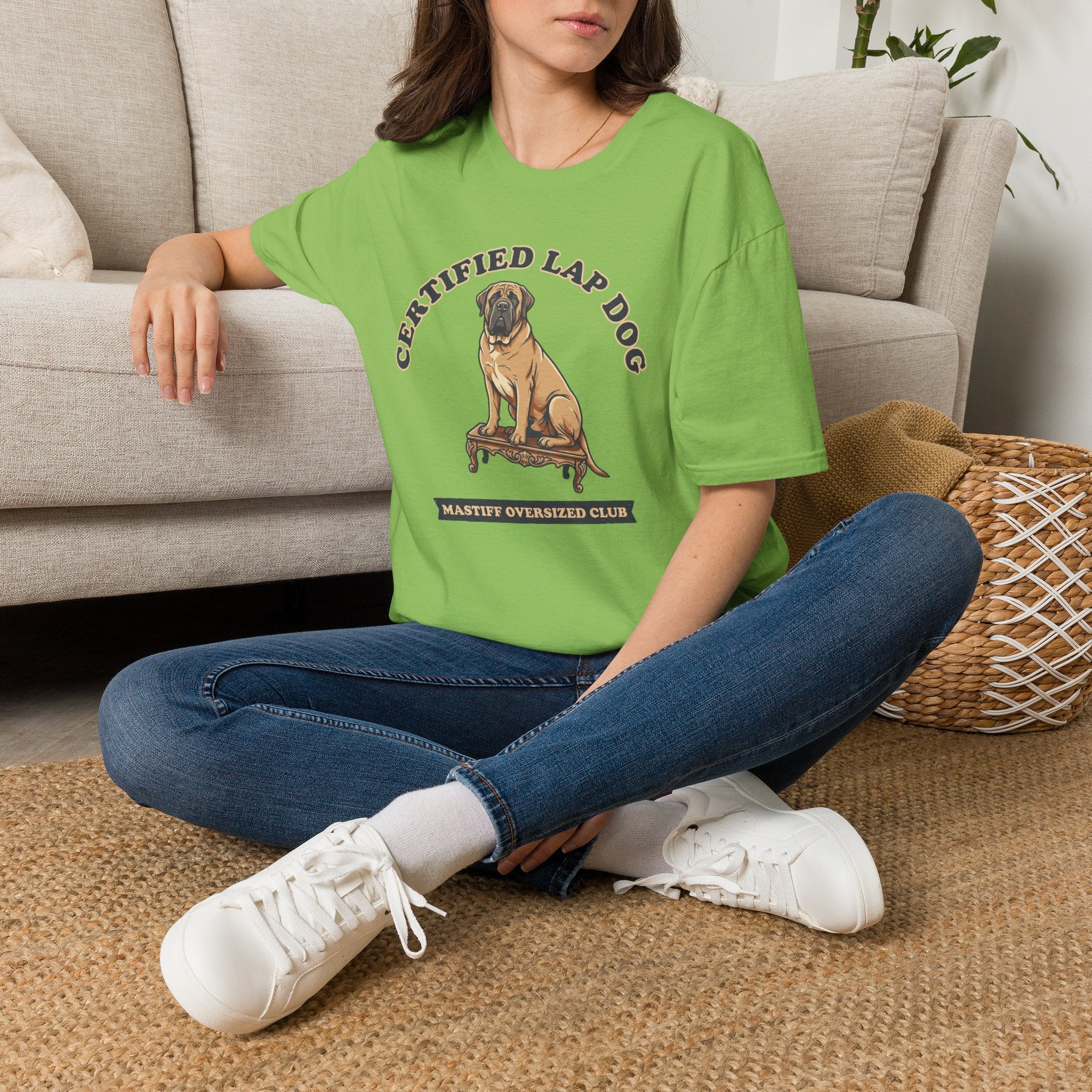 Old Timey Lap Dog Mastiff T-Shirt