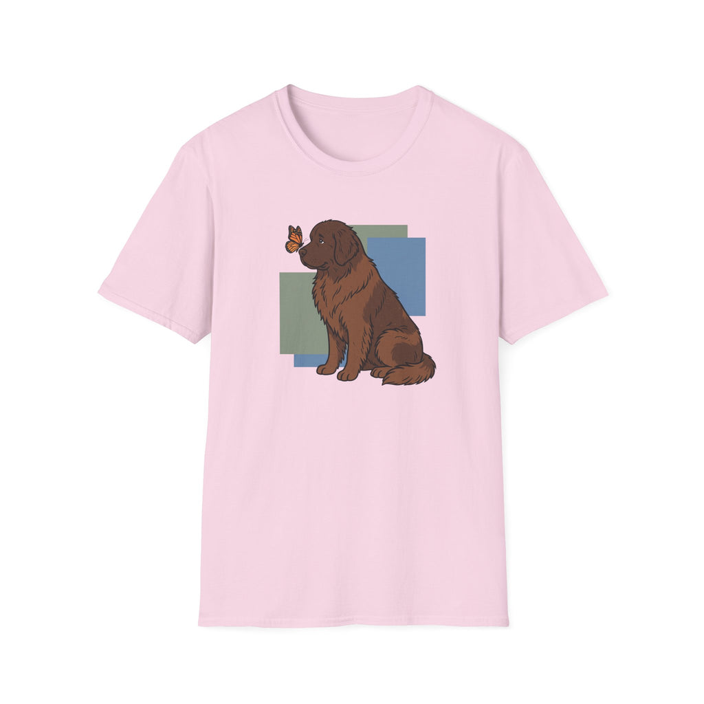 Butterfly on Newfoundland Nose T-Shirt