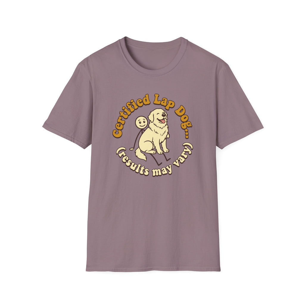 Great Pyrenees on a Stick Man T-Shirt