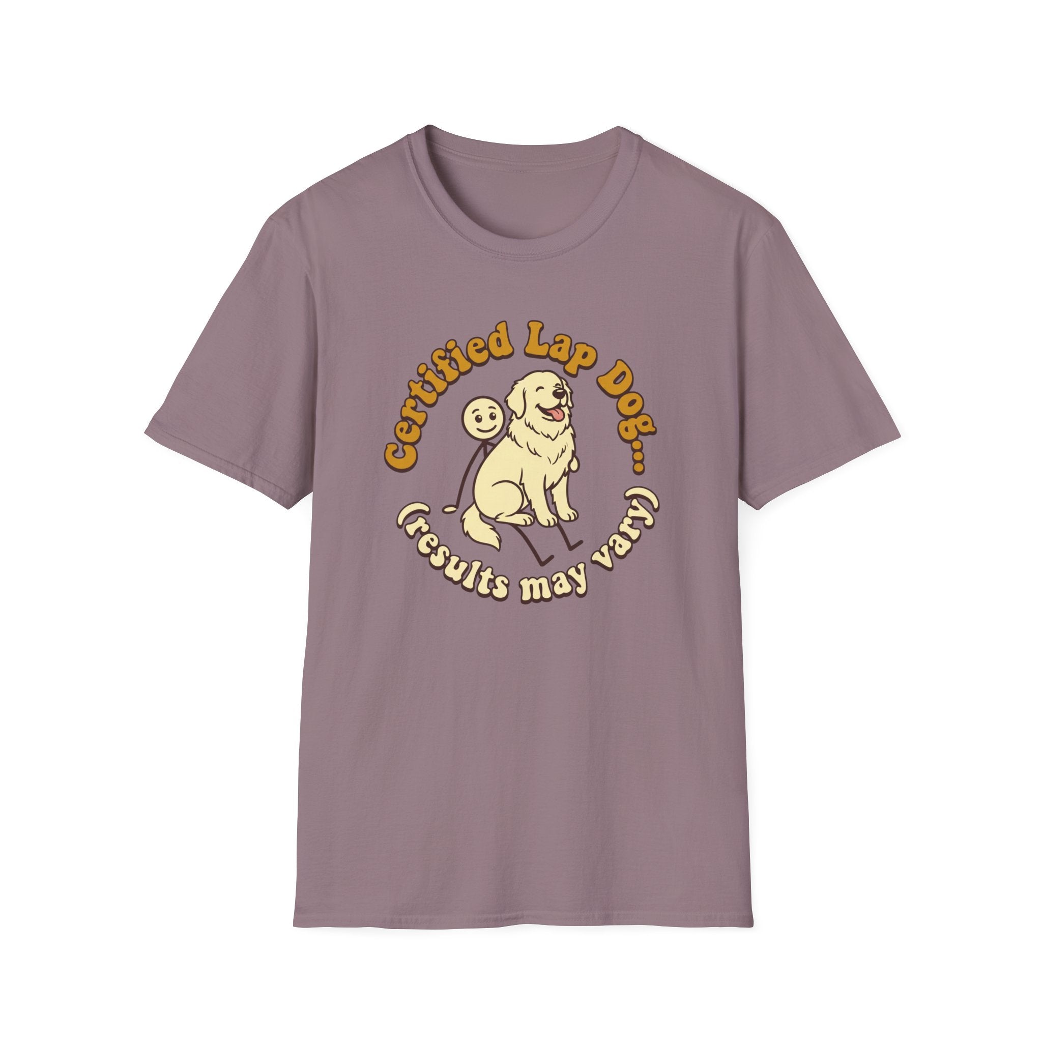Great Pyrenees on a Stick Man T-Shirt