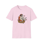 St. Bernard in a Basket T-Shirt