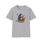 Bernese Mtn Dog in a Basket T-Shirt
