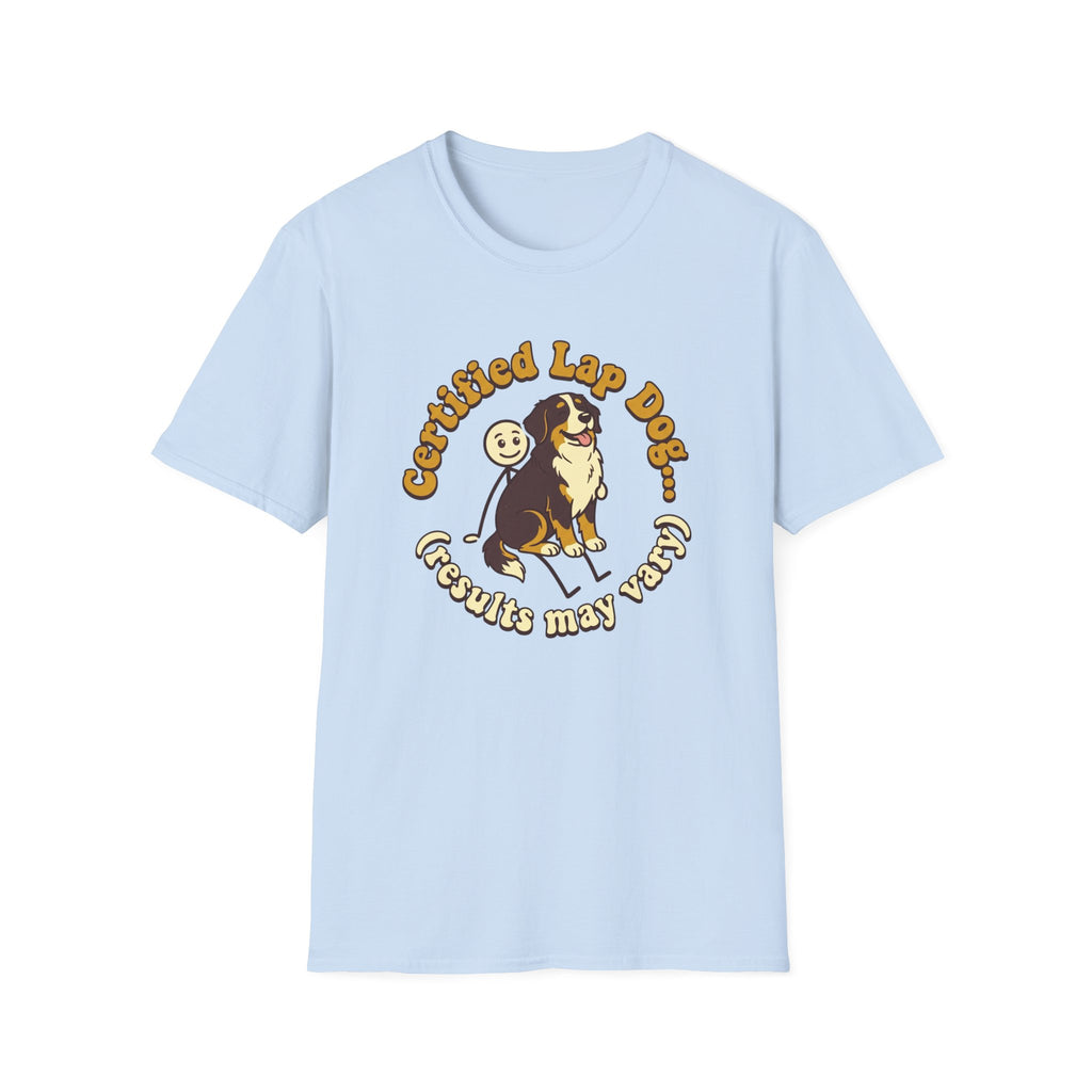 Bernese Mtn Dog on a Stick Man T-Shirt